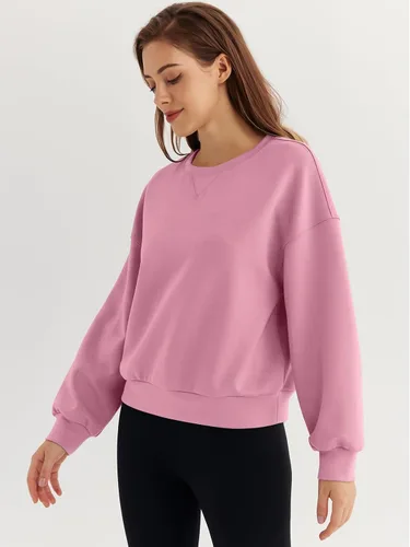Vista 3 de AUTOMET Sudaderas con capucha para mujer, cuello redondo, suéteres casuales y cómodos, trajes de otoño, ropa de invierno de moda 2023
