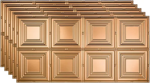 Vista 29 de FASÄDE Panel de techo decorativo de vinilo para retrato en blanco mate (muestra de 12 x 12 pulgadas)