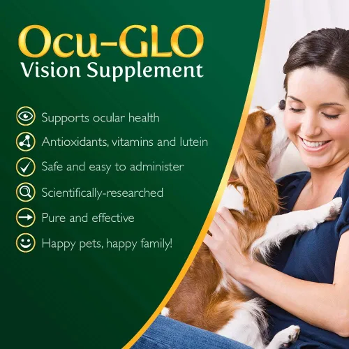 Vista 2 de Ocu-GLO Suplemento visual para perros medianos a grandes (45ct)