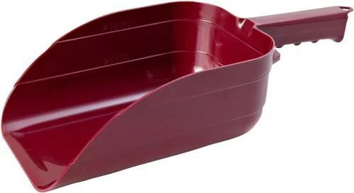 Vista 6 de Little Giant® Cuchara de plástico para uso general Cuchara apilable resistente y duradera para alimentación agrícola 5 pintas Ganaderos verde