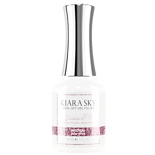 Vista 13 de KIARA SKY Esmalte de uñas Gel Polish DiamondFX con purpurina reflectante y efecto de polvo de diamante brillante, 0.5 fl oz, Beets It (morado)