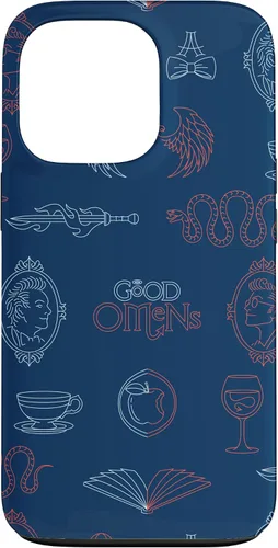 Vista 10 de iPhone 16 Good Omens - Funda Símbolos