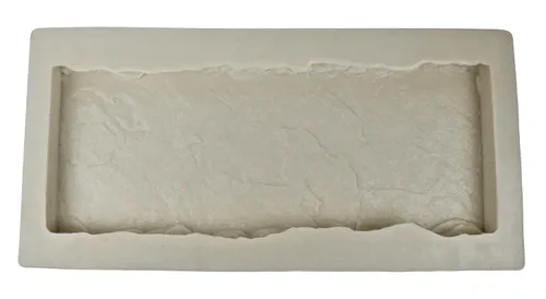 Vista 6 de Moldes de goma de piedra de chapa para hormigón, tapa de pared de pizarra 23.5 "x 9.5" x2", material reciclado