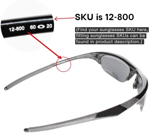 Vista 4 de Walleva Replacement Lenses For Oakley Half Jacket Sunglasses - Multiple Options Available