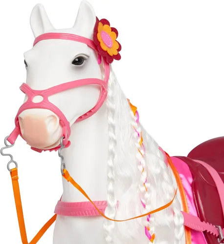 Vista 5 de Our Generation - Caballo Camarillo - Caballo de juguete - Accesorios de peinado - Muñecas de 18 pulgadas - Juego de simulación - Juguete para niños