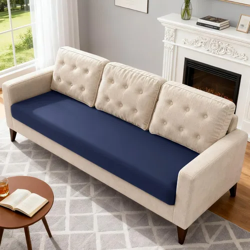 Vista 39 de TAOCOCO Fundas de Cojines de Sofá Elásticas Fundas de Asiento de Silla para Sillón, Fundas de Asiento de Sofá de 1 Pieza Protector de Muebles Suave