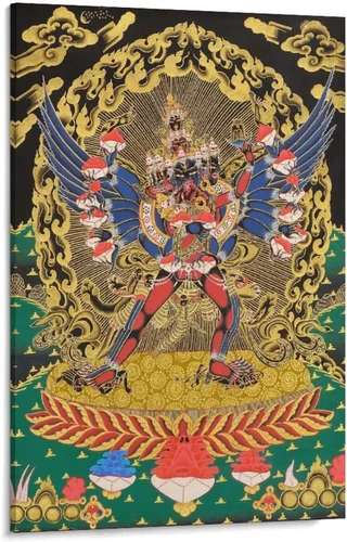 Vista 97 de Póster artístico con texto en inglés «Lord Shiva And His Family» («Lord Shiva And His Family») - Póster decorativo moderno para decorar la pared