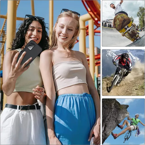 Vista 6 de BESINPO Funda compatible con Gabb Phone 3 Pro, protección de cuerpo completo de grado militar 360 con protector de pantalla integrado, resistente a