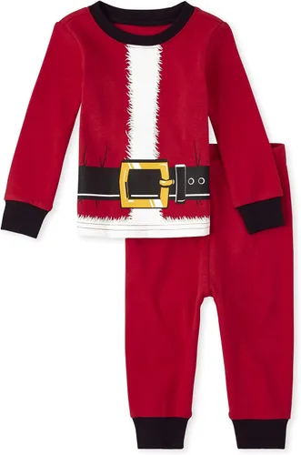 Vista 50 de The Children's Place Pijama de Navidad unisex para bebé, algodón