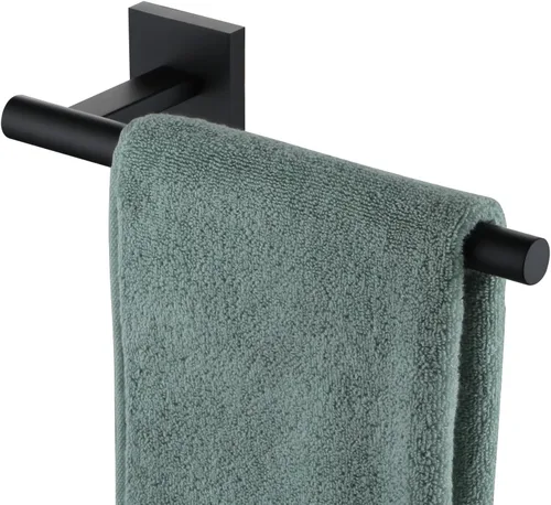Vista 18 de KOKOSIRI Barra de toallas de baño, soportes para toallas de mano, montaje en pared, inodoro, gabinete de cocina, soporte de papel, acero inoxidable