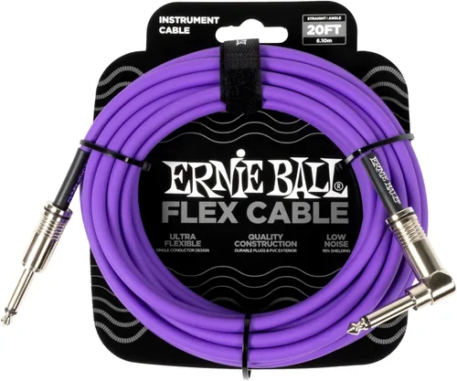 Vista 3 de Ernie Ball - Cable de instrumento flex recto/recto 10 pies - Negro (P06434)