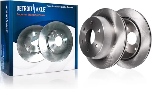 Vista 8 de Detroit Axle - Rotores de freno delanteros para Lexus GS350 GS430 GS450h GS460 IS200t IS250 IS300 IS350 Reemplazo de rotores de freno perforados