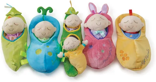 Vista 3 de Manhattan Toy Peluche de muñeca bebé con acogedor saco de dormir, Hunny Bunny