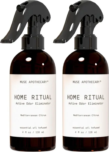 Vista 10 de Muse Apothecary Home Ritual - Spray eliminador de olores activo, desodorante en aerosol para muebles y eliminador de olores de baño para el hogar