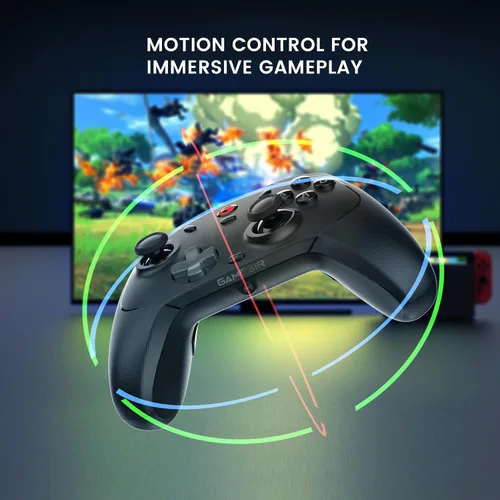 Vista 6 de GameSir T4 Cyclone Pro Wireless Pro Controller for SwitchLiteOLED, Hall Effect Controller (No Drifting) for Windows PC, macOS, Steam Deck, Android &
