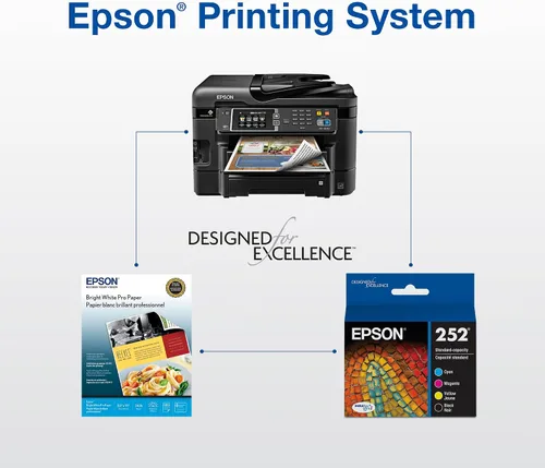 Vista 6 de Cartucho de tinta Epson Durabrite T252120 ultra negro de capacidad estándar Funciona con impresoras WorkForce WF-3620 WF-3640 WF-7110 WF-7210