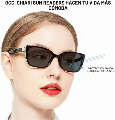 Vista 2 de OCCI CHIARI Gafas de sol de lectura de gran tamaño para mujer (1.0 1.25 1.5 1.75 2.0 2.25 2.5 2.75 3.0 3.5)