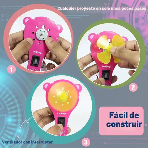 Vista 4 de Butterfly EduFields Más de 100 proyectos STEM Mini kit de ingeniería para niñas de 8, 10, 12 y 15 años Los mejores experimentos científicos