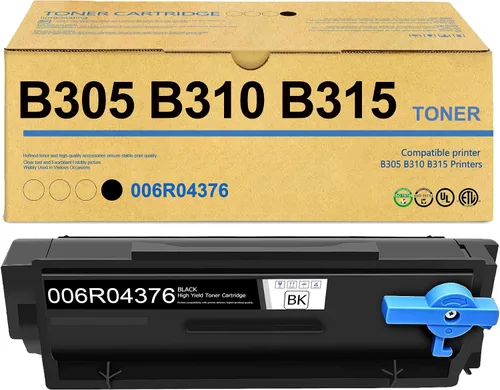 Vista 8 de C310 C315 Black Toner Cartridge 008R13325 High Capacity Replacement for Xerox C310 C315 C410 C415 Printer