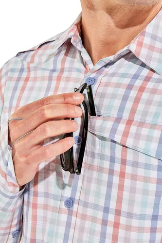 Vista 3 de Coolibar UPF 50+ Nassau - Camiseta de pesca para hombre, protección solar