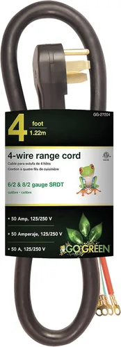 Vista 12 de Go Green Power GG-27004 cable de alimentación para estufa de 4 pies, 3 cables, 30 amperios