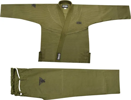 Vista 5 de FISTRAGE Jiu Jitsu Gi Patch BJJ - Traje brasileño para hombres y mujeres, uniforme MMA con cinturón