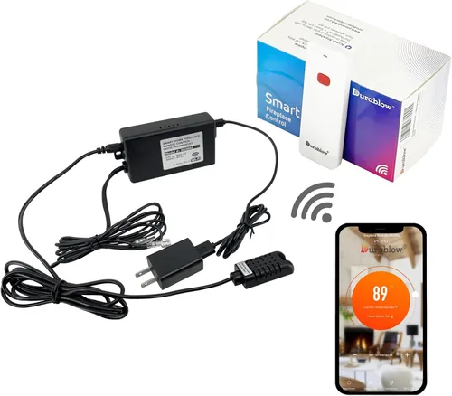 Vista 7 de Durablow TR2001 - Kit de control remoto de encendido y apagado para chimenea de gas con válvula Millivolt o módulo de encendido electrónico, caja
