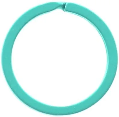 Vista 15 de 10 unids 1.181 in redondo DIY metal llavero anillo dividido unisex llavero joyería fabricación accesorios Findngs, Verde militar