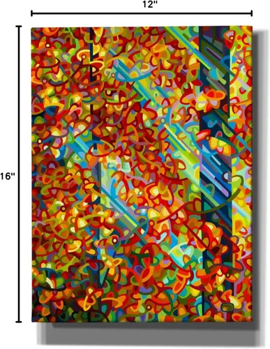 Vista 9 de Epic Graffiti 'Beaming' de Mandy Budan, arte de pared en lienzo, 12 x 16 pulgadas