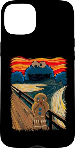 Vista 9 de Cookie Muncher The Scream Munch Monster Joke Funda para iPhone 17