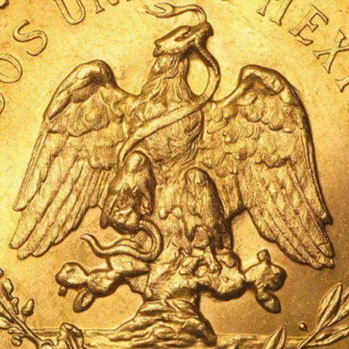 Vista 4 de 1947 Mexican Gold 50 Pesos Coin Brilliant Uncirculated 50 Pesos NGC BU