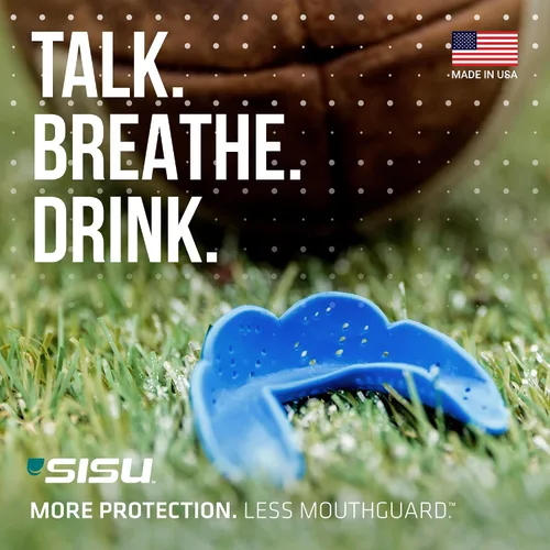 Vista 6 de SISU Protector bucal deportivo máximo de 0.094 in para fútbol, hockey, lacrosse, boxeo, ajuste personalizado para jóvenes/adultos