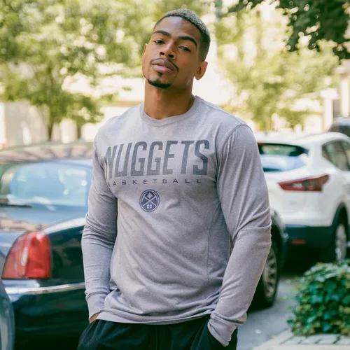 Vista 4 de Ultra Game NBA - Camiseta de manga larga para hombre