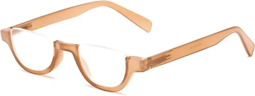 Vista 9 de The Shay - Gafas de lectura de media lectora, semirarimas, coloridas, 1.25 transparentes