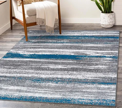 Vista 15 de LUXE WEAVERS Alfombra Alfombra de Área Moderna Resistente a las Manchas, Marrón/Tamaño 2x3