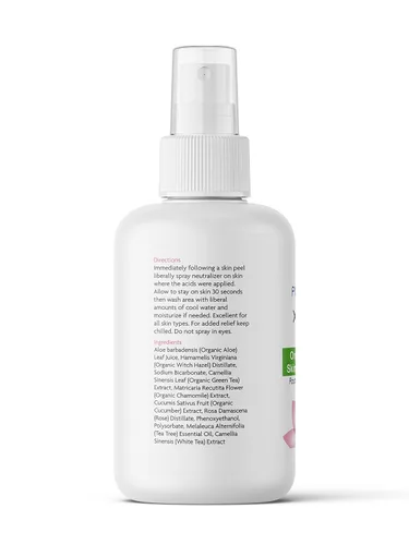 Vista 5 de Planet Eden Kit de exfoliación química de 70% ácido glicólico + neutralizador orgánico de exfoliación botánica y crema de recuperación antioxidante