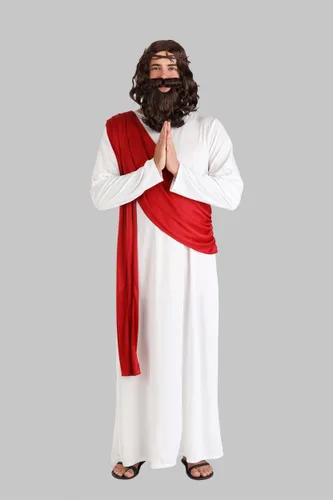 Vista 5 de Disfraz Deluxe de Jesús para Hombre Multicolor