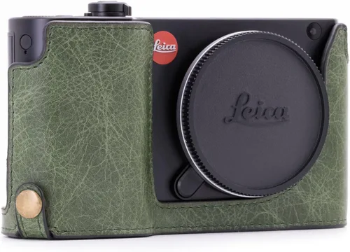 Vista 10 de MegaGear MG1283 Leica TL2, TL Ever Ready - Funda de piel auténtica para cámara con acceso a batería