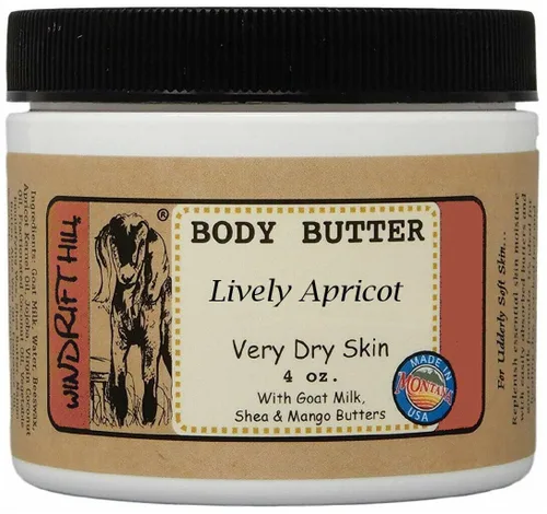 Vista 3 de Windrift Hill Loción hidratante de mantequilla corporal de 4 oz para pieles muy secas (sol cítrico)