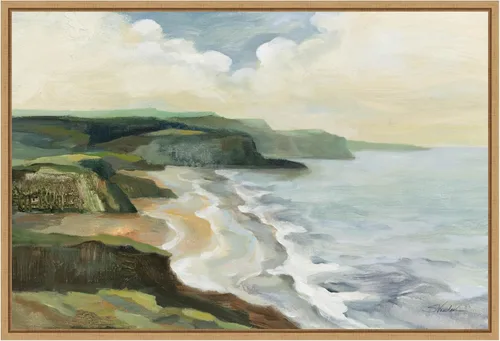 Vista 11 de Amanti Art Lienzo enmarcado para pared, 16 x 23 pulgadas, Costa irlandesa de Silvia Vassileva, lienzo enmarcado para pared, obras de arte