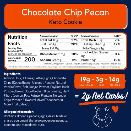 Vista 8 de ChipMonk Caja de galletas Keto Sampler (caja de aperitivos variada baja en carbohidratos, sin gluten, sin azúcar)
