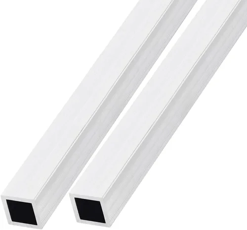 Vista 13 de METALLIXITY Tubo cuadrado de aluminio (6 mm x 6 mm x 1 mm x 300 mm) 2 piezas, Tubo de aluminio 6063 - para mobiliario del hogar, maquinaria
