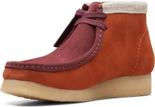 Vista 3 de Botas Wallabee para hombre (combinación naranja oscuro)