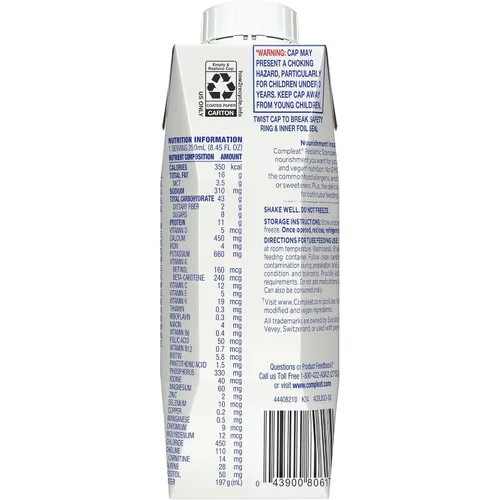 Vista 3 de Compleat Pediatric Standard 0.05 fl oz, fórmula de alimentación por tubo