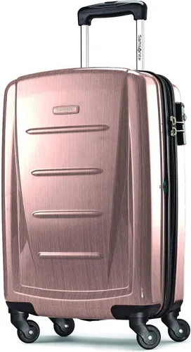 Vista 4 de Samsonite Winfield 2 Equipaje rígido con ruedas giratorias, Rosa(Artic Pink), Maleta de mano de 20 pulg.