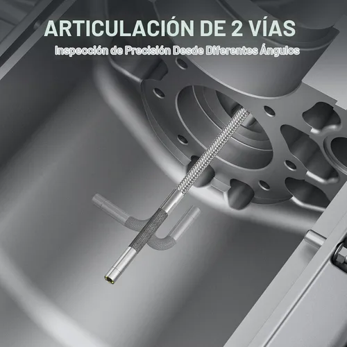 Vista 2 de Teslong Boroscopio articulado TD500 0.2 in para inspección de motores