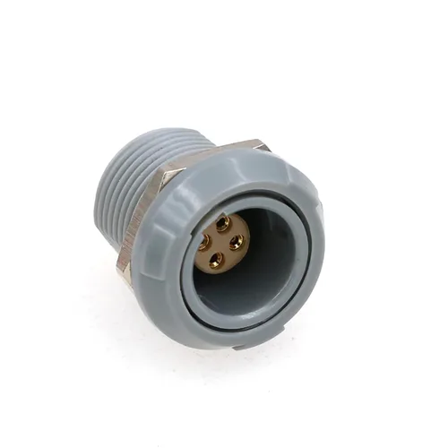 Vista 9 de 1P plástico PAG PKG enchufe enchufe Push Pull Auto bloqueo Hold Conector 2 Pin Plug macho para médico