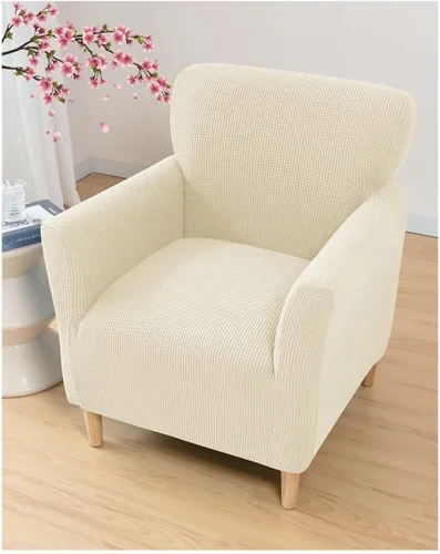 Vista 20 de Fundas elásticas para sillón de sala de estar, fundas protectoras para perros, mascotas y niños, diseño de jacquard con patrón de 1 asiento pequeño