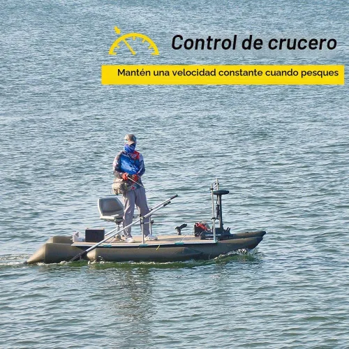 Vista 2 de AQUOS Haswing - Motor de arrastre de montaje en arco de 12 V, 55 libras, 48 pulgadas con control remoto inalámbrico
