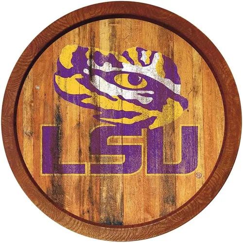 Vista 139 de The Fan Brands NCAA Alabama Crimson Tide: "Faux" - Letrero de barra del equipo deportivo, decoración para el hogar, dormitorio, garaje, oficina